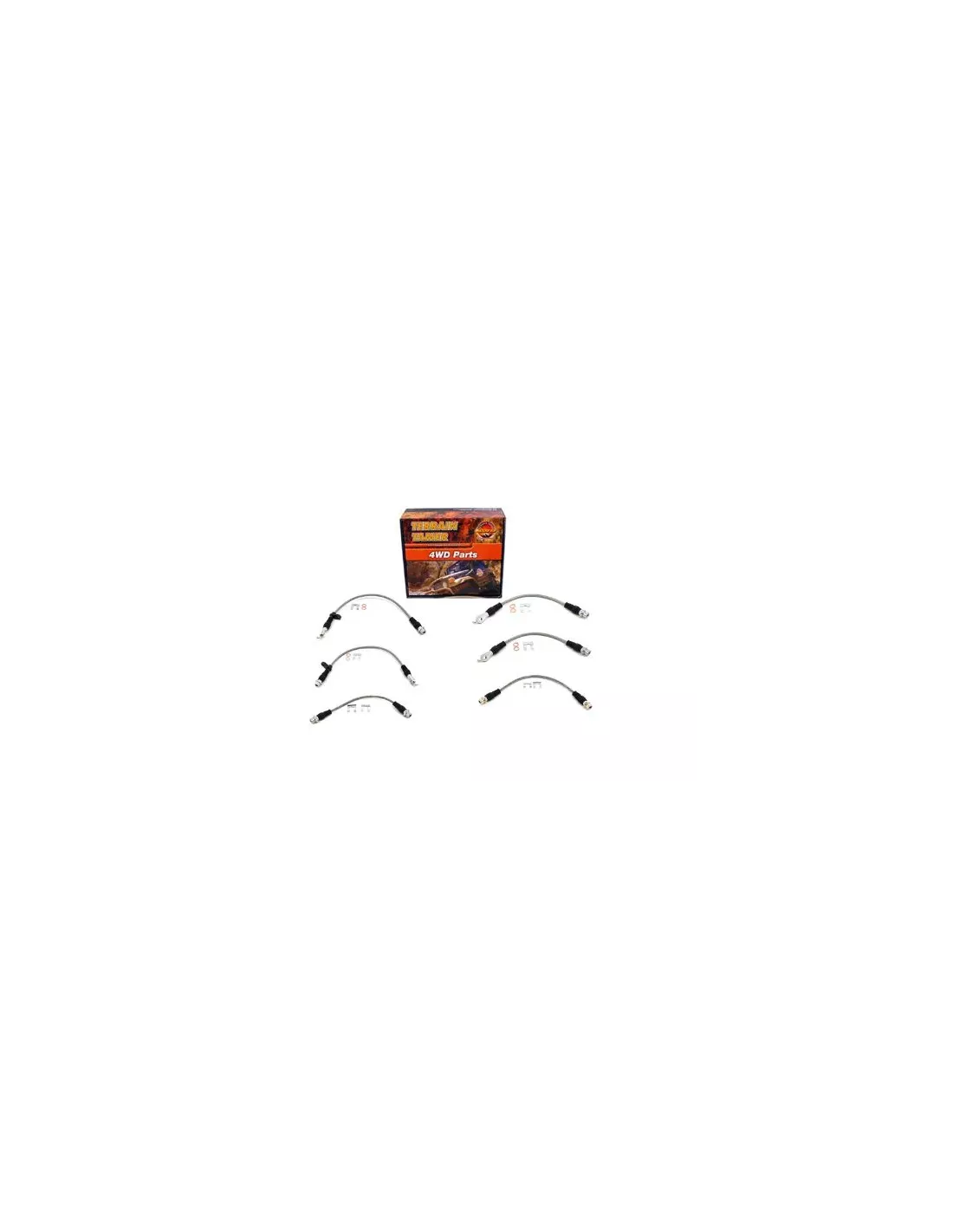 Kit durites de frein tressées suspension rehaussée Terrain T