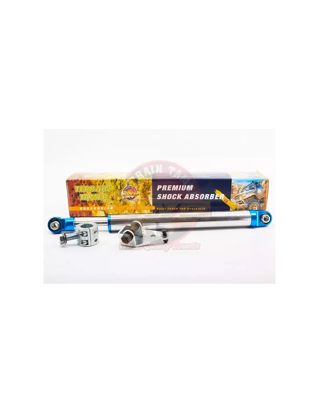 Amortisseur de direction RHD avec kit de montage Terrain Tam