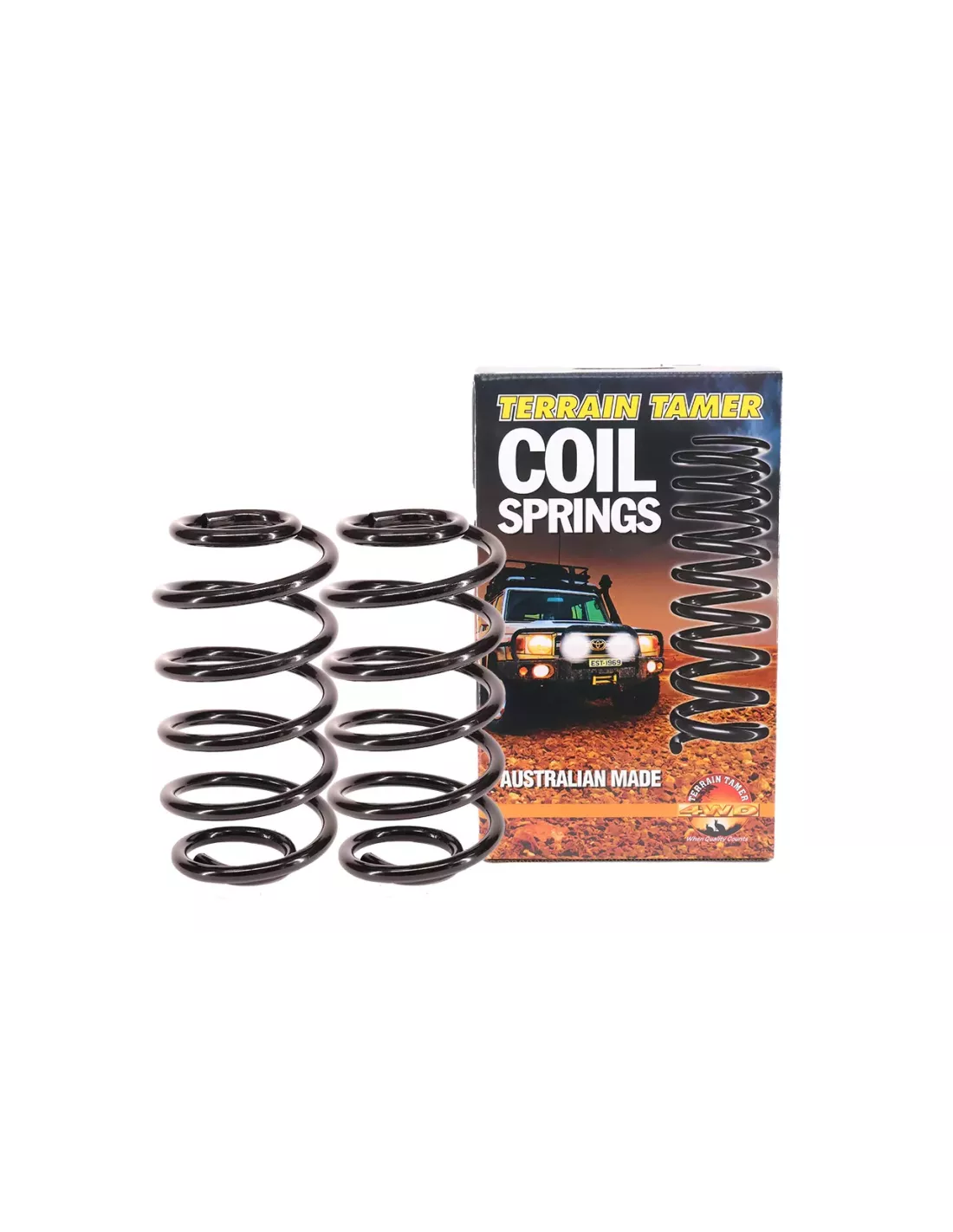 Ressorts hélicoïdaux arrière rehaussés 40mm Terrain Tamer