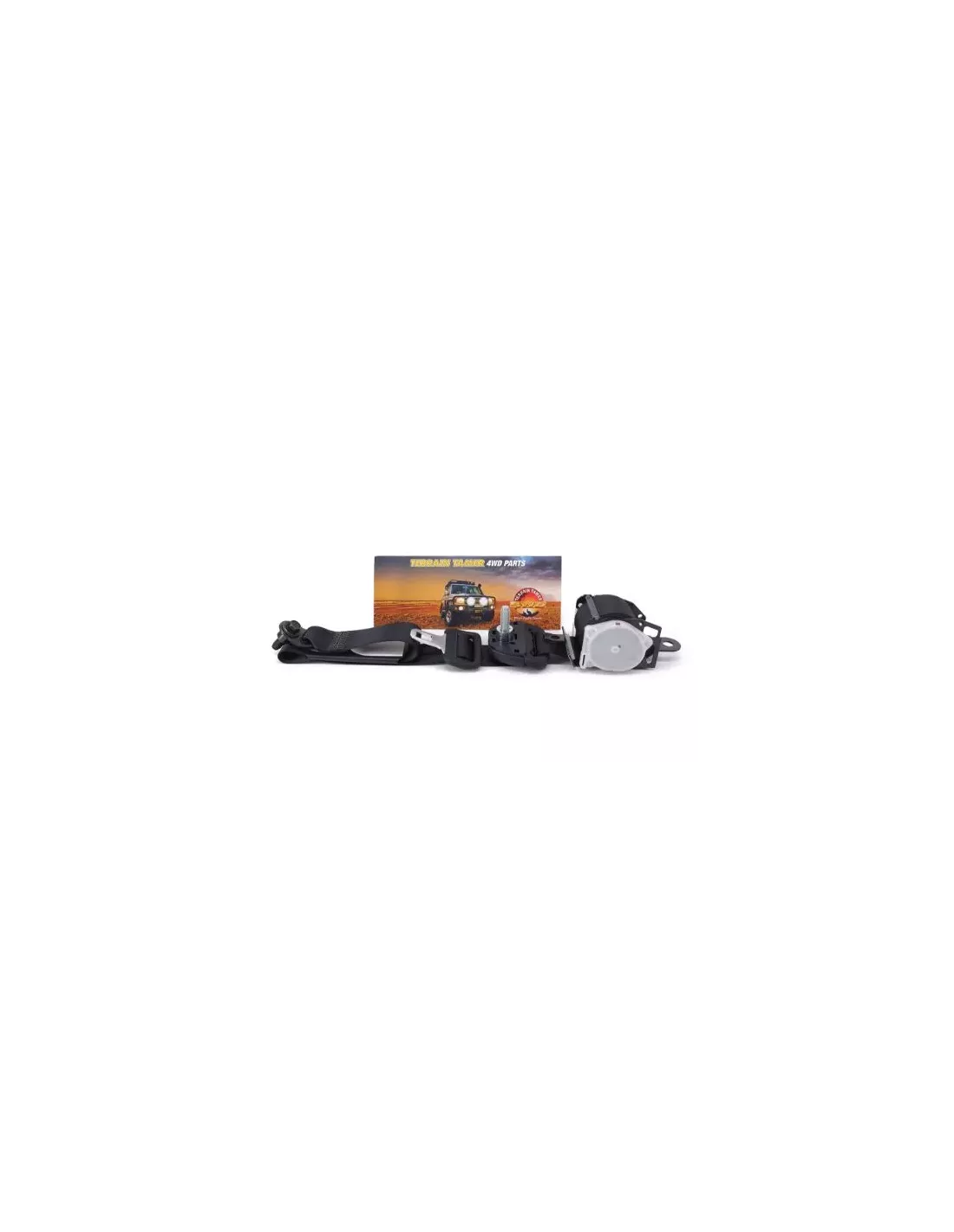 Ceinture 3 points arrière droite noire Terrain Tamer DCB