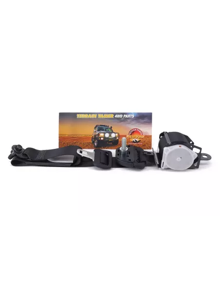 Ceinture 3 points arrière droite noire Terrain Tamer DCB