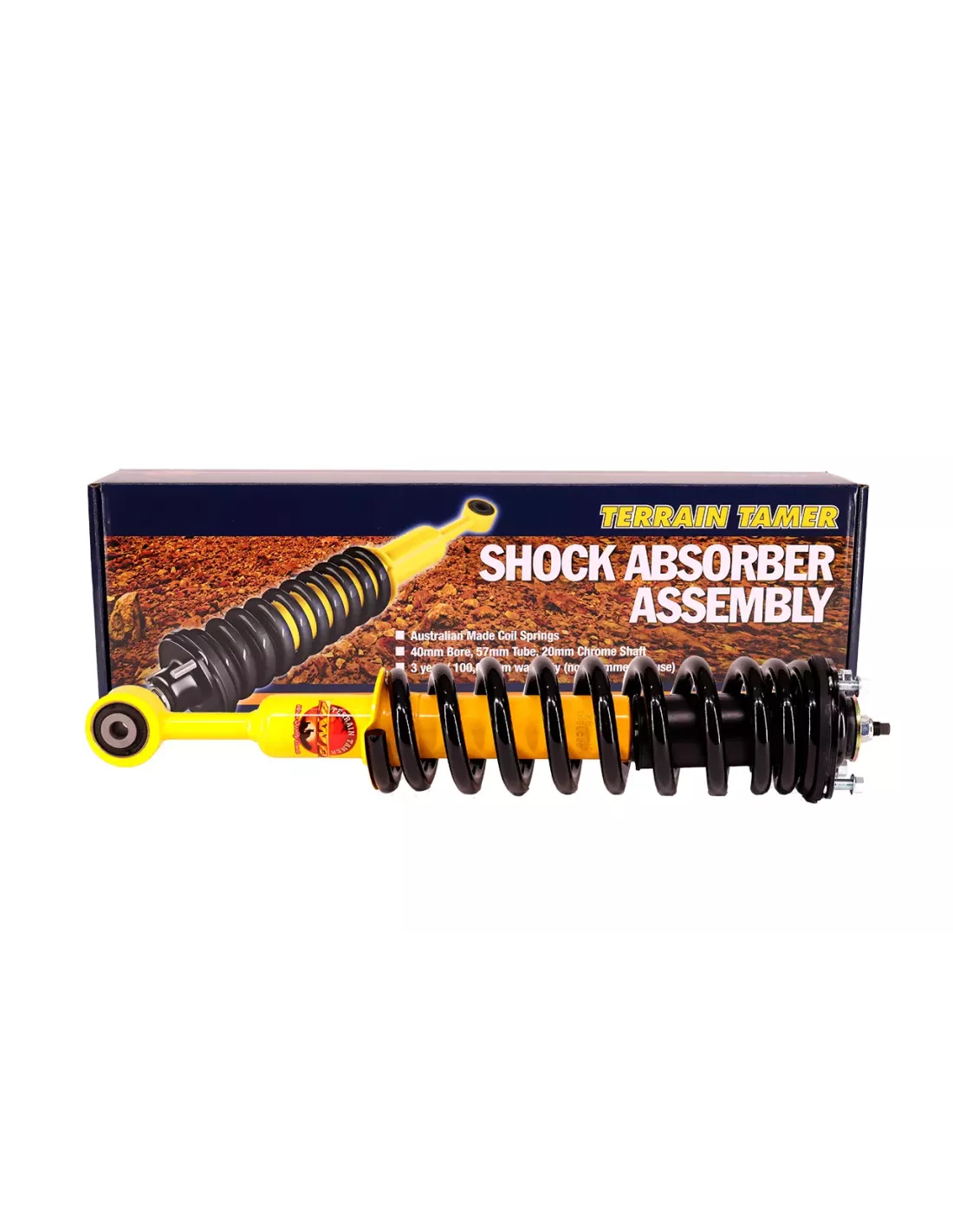 Amortisseurs combinés 40mm 100kg avec barre stabilisatrice T