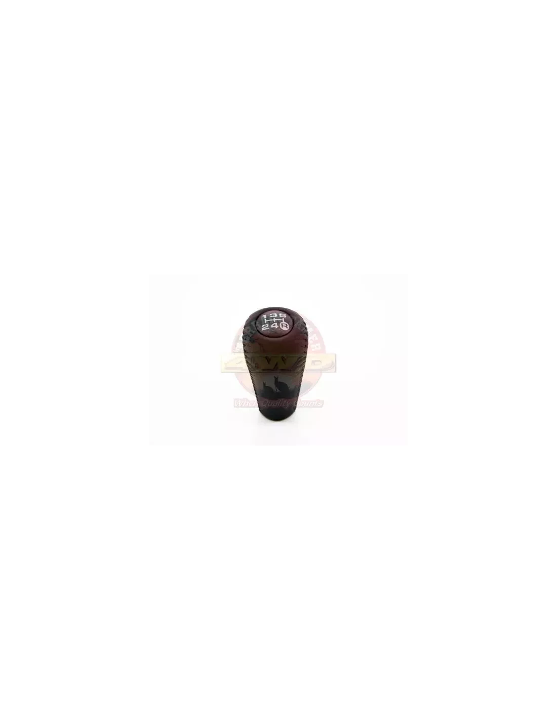 Pommeau levier vitesses cuir noir 5 rapports Terrain Tamer