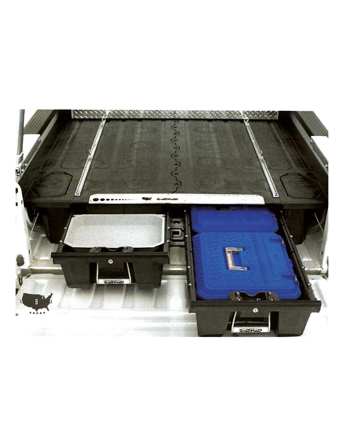 DECKED D-BOX Werkzeugkasten mit großer Schublade