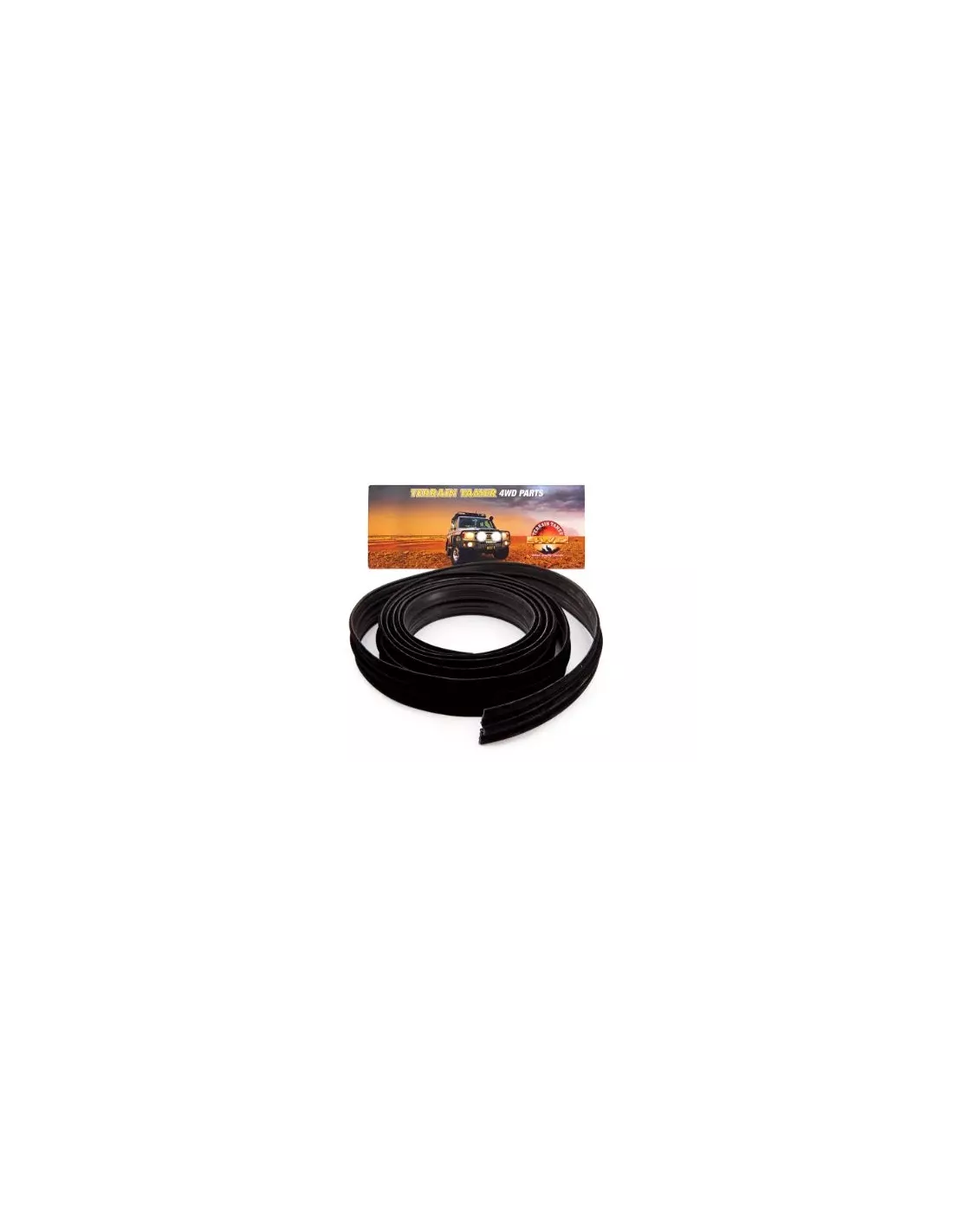 Vitre coulissante double floquée Terrain Tamer