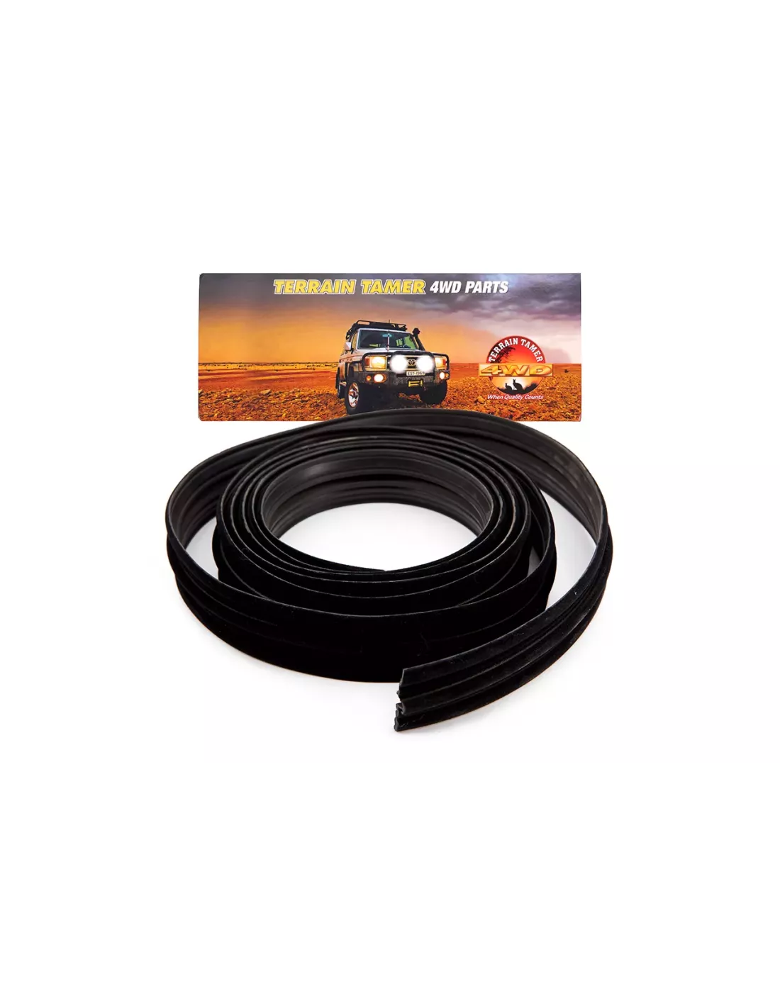 Vitre coulissante double floquée Terrain Tamer