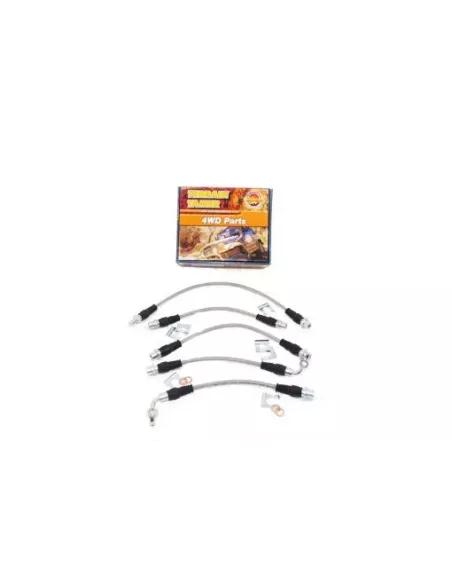 Kit durite frein tressée arrière 2" suspension rehaussée ABS