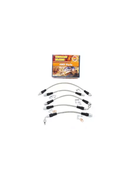 Kit durite frein tressée arrière 2" suspension rehaussée ABS