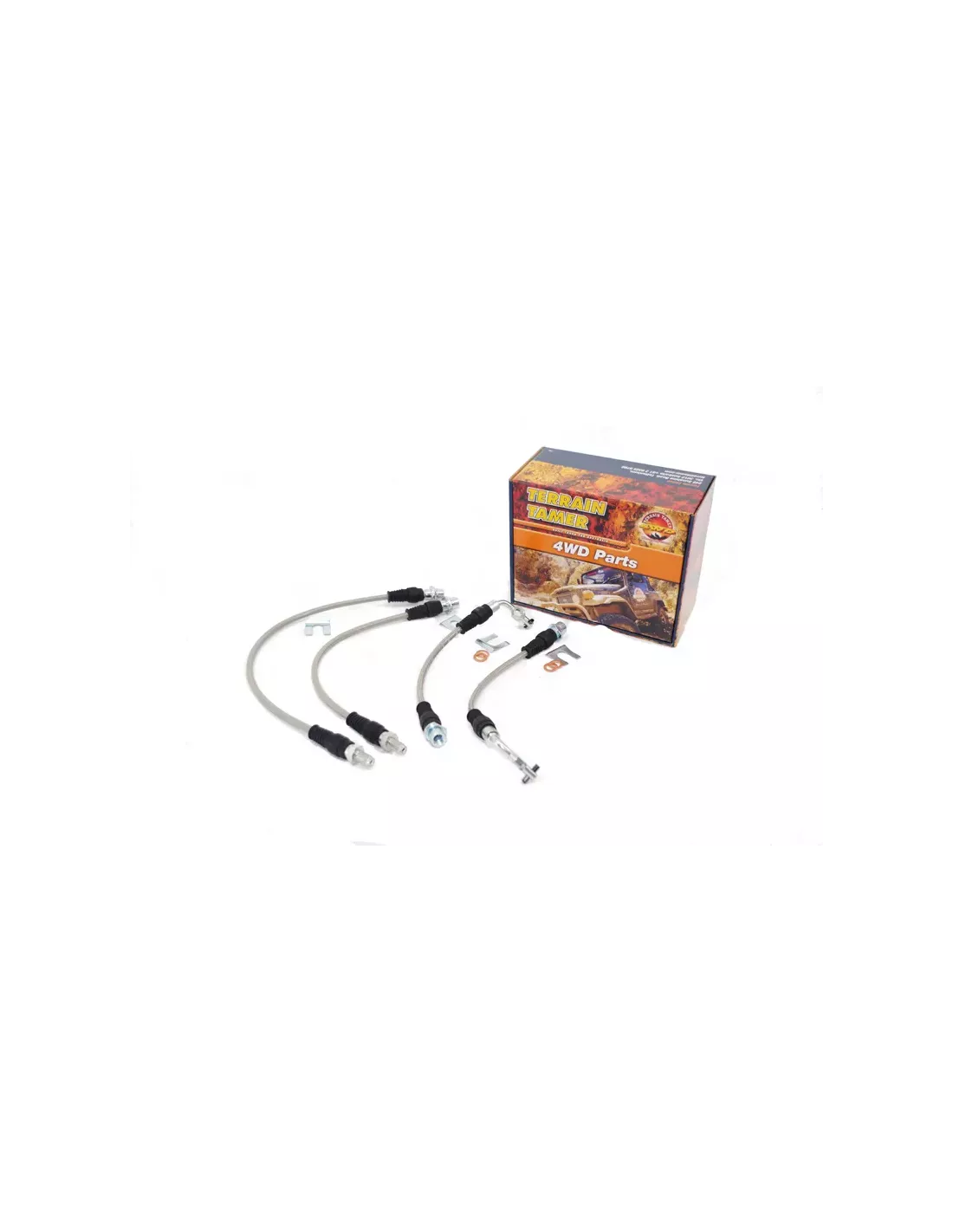 Kit durite frein tressée arrière 2" relevé Terrain Tamer