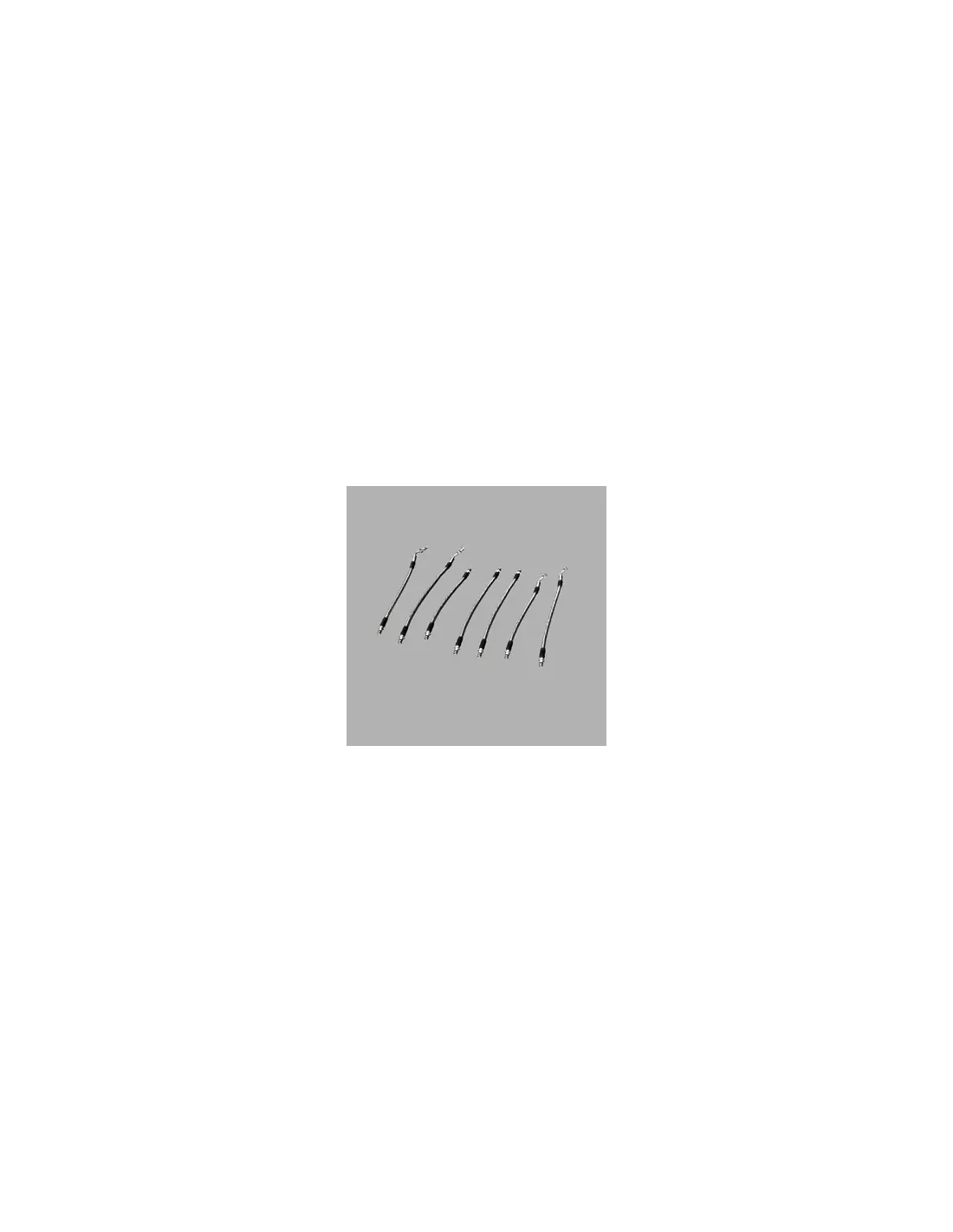 Kit durites frein tressées suspension 2" compatible ABS Terr
