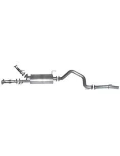 Kit Échappement Arrière HI FLOW DPF Acier Inox 409 Terrain T