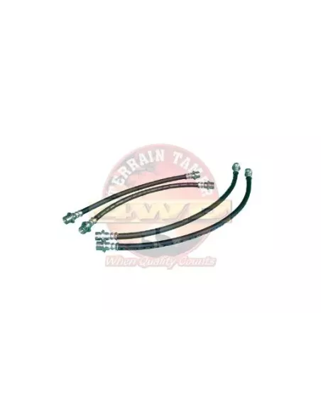 Kit durites frein avant/arrière Terrain Tamer 50mm plus long