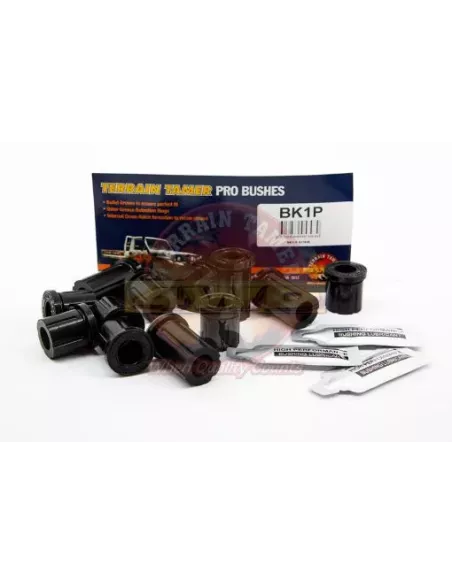 Kit PRO BUSH silentblocs shackle synthétiques Terrain Tamer