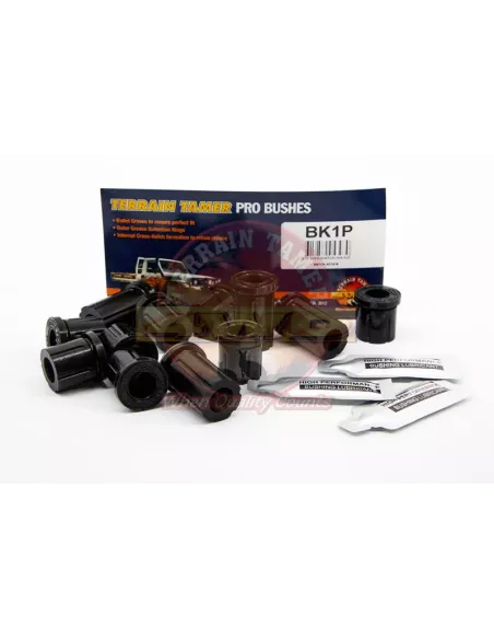 Kit PRO BUSH silentblocs shackle synthétiques Terrain Tamer