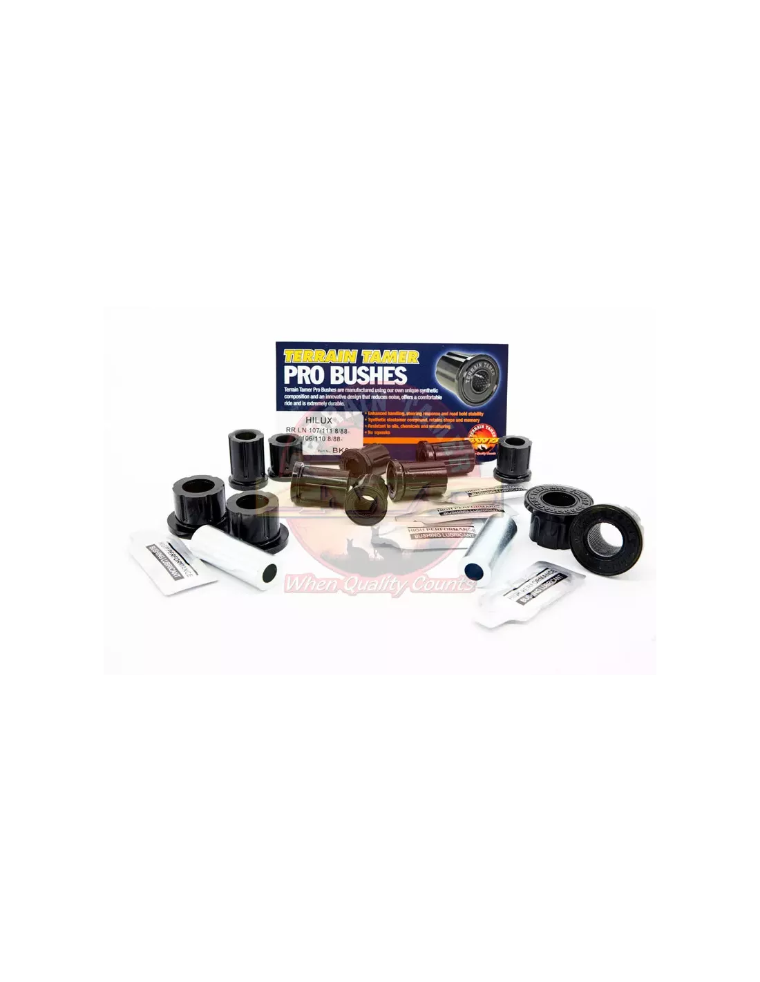 Kit silentbloc chaîne Pro Bush synthétique Terrain Tamer BK9