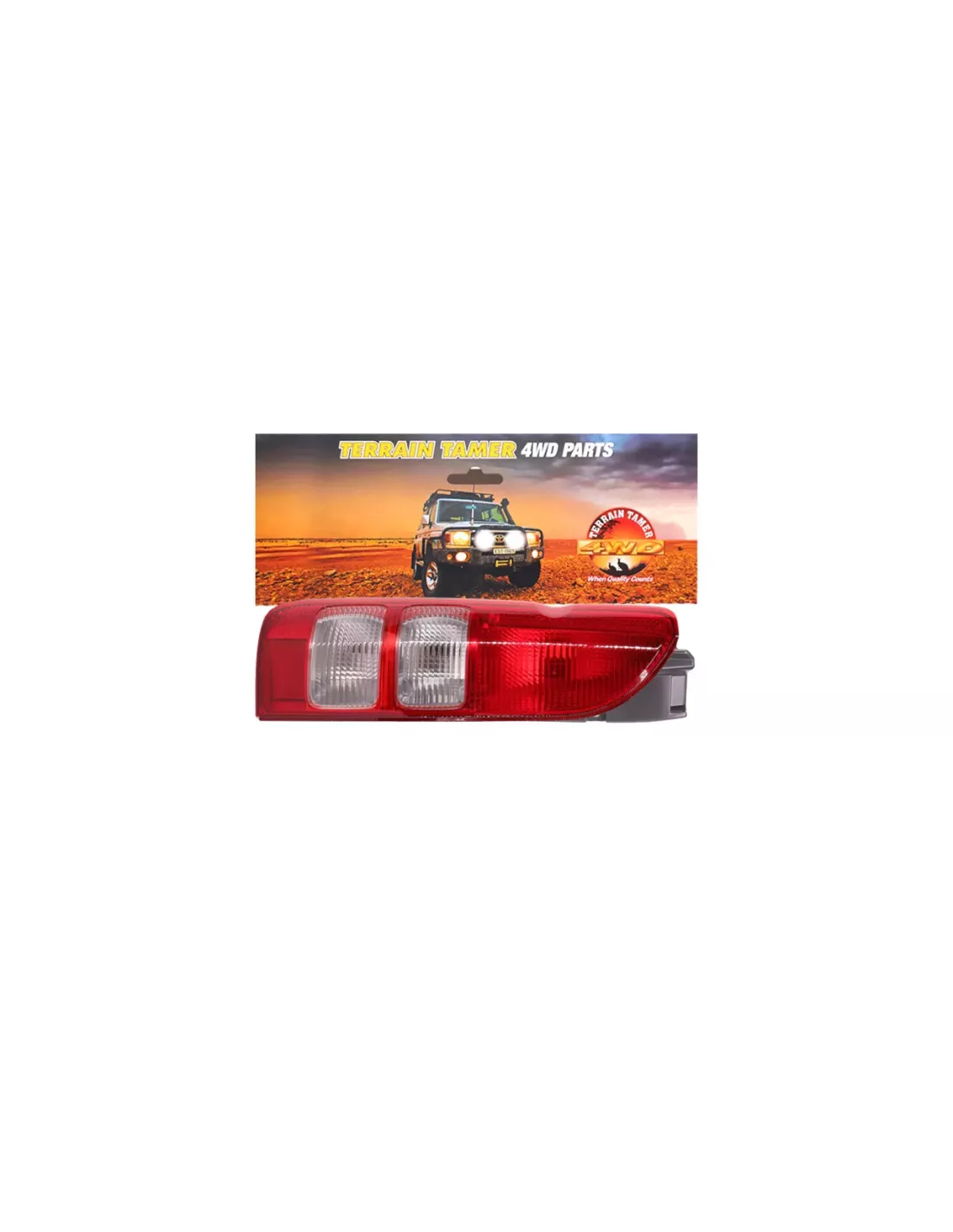 Verre feu arrière combiné gauche pour Hiace Terrain Tamer