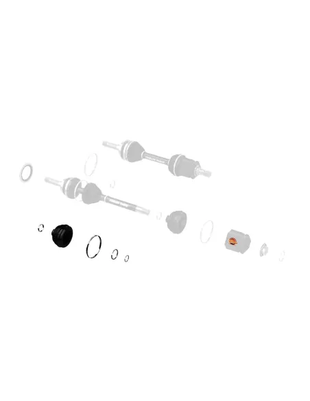 Kit Soufflets de Cardan Extérieurs Droit & Gauche Terrain Ta