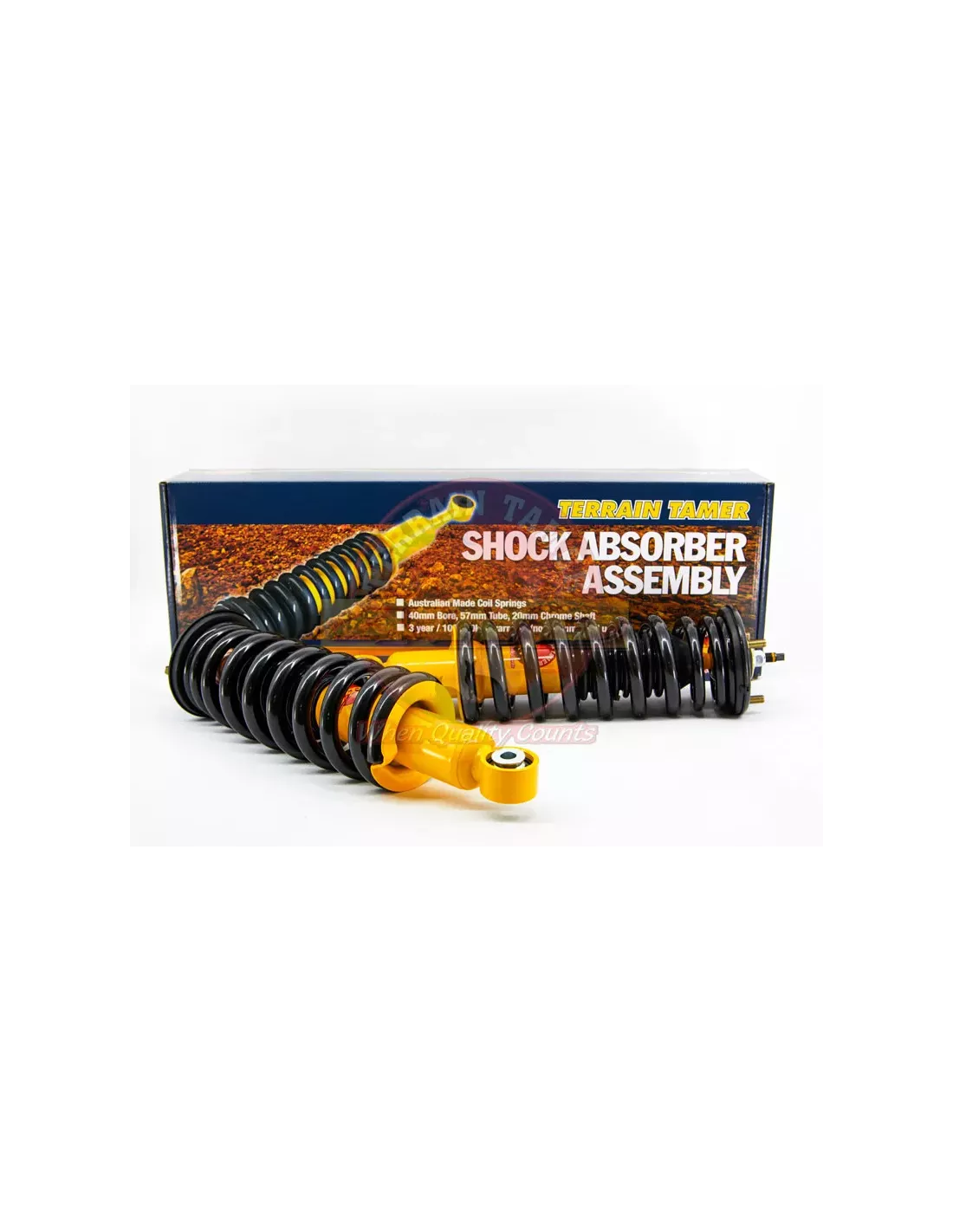 Amortisseur ressort 30 mm relevé 50 kg roulement Terrain Tam