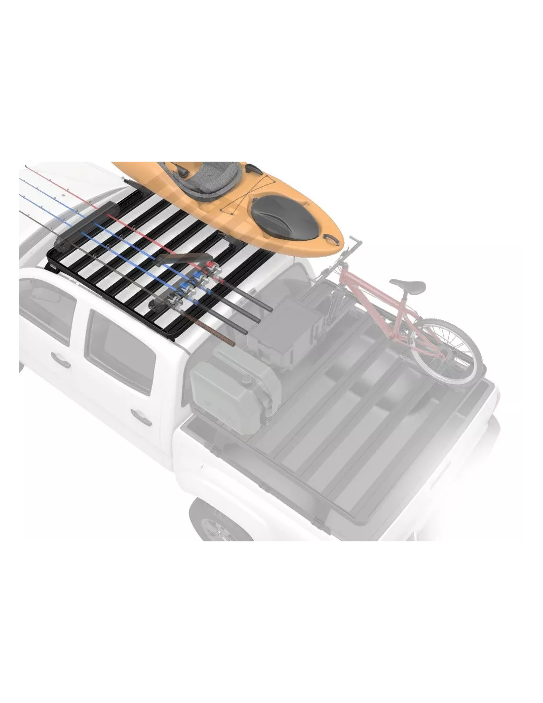 Kit de galerie Slimline II pour une Toyota Hilux N50/N60/N70