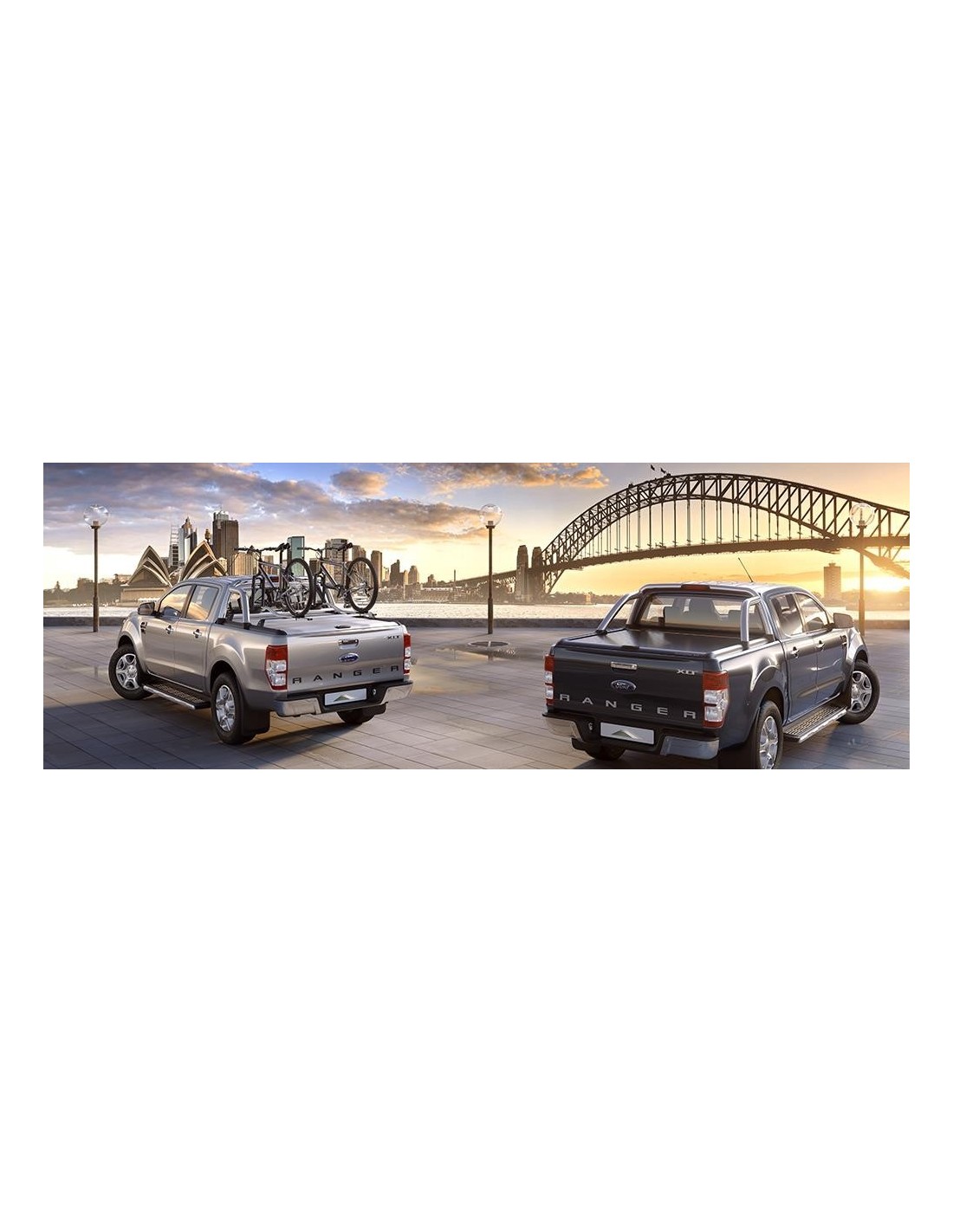 RealTRUCK Ford Ranger dumpster bars 2012-2022