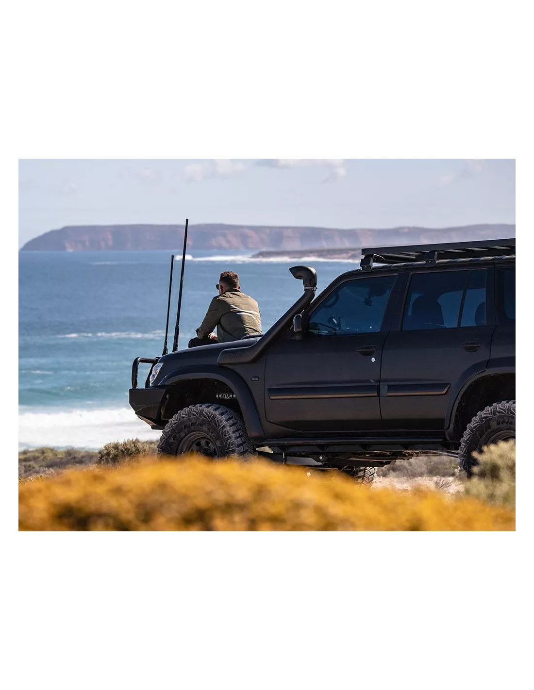 Kit de galerie Slimline II pour une Nissan Patrol Y61 / Haut