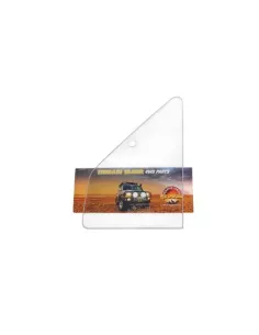 Vitre d'aération gauche bleue 4 mm Terrain Tamer