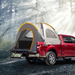 Dumpster tent for pickup vehicles