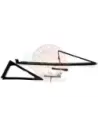 Kit fenêtre de ventilation 1/4 et cadre (mineur) droit