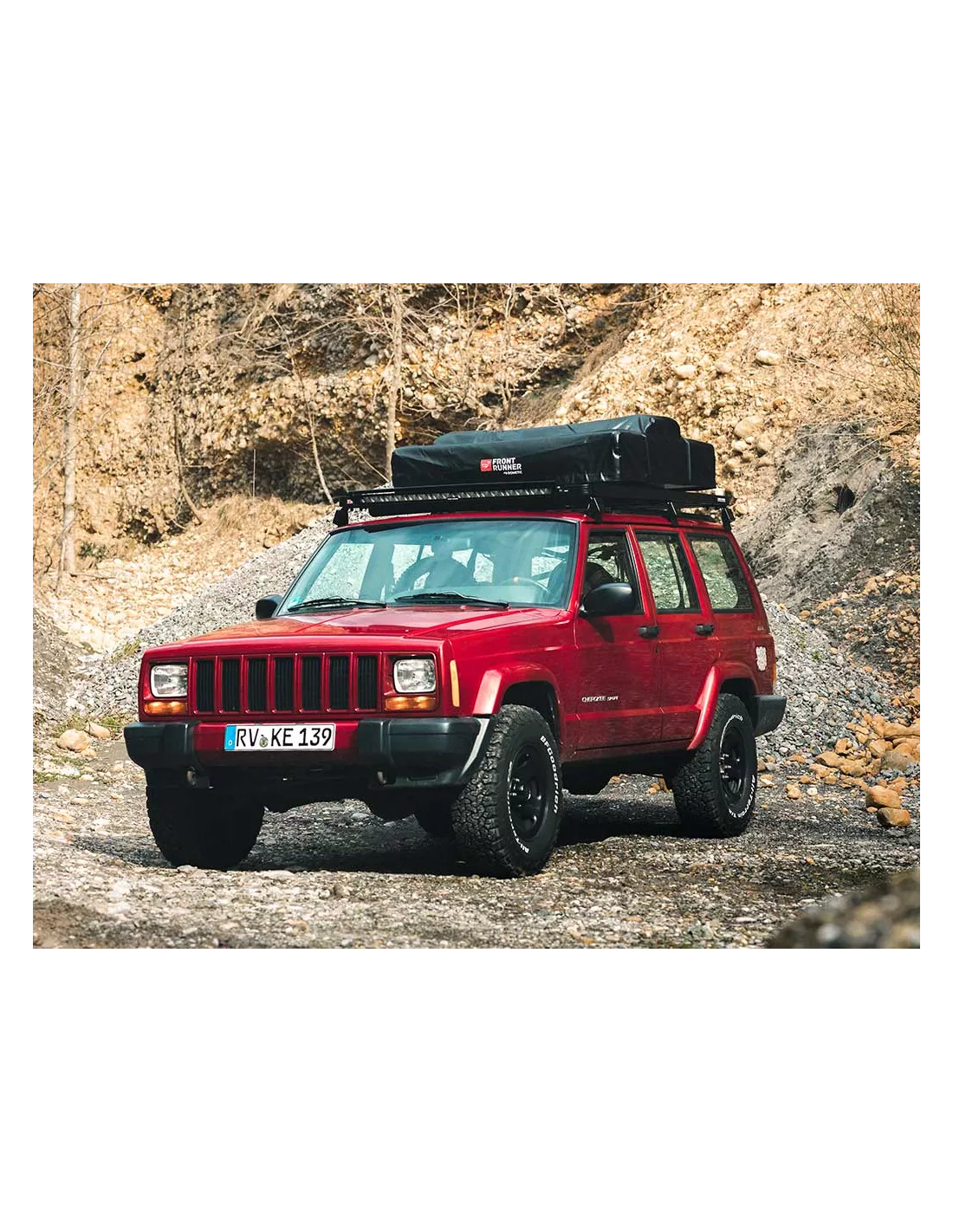 Kit de galerie Slimline II pour une Jeep Cherokee Sport XJ /