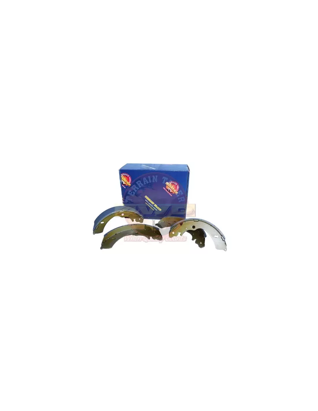 Kit mâchoires de frein arrière compatible tambour 254 x 49