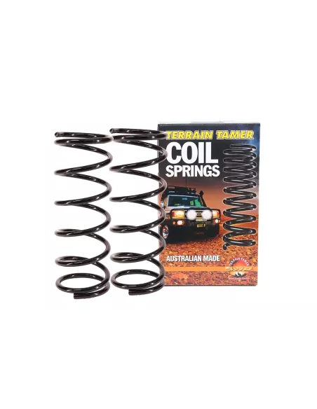 Ressorts hélicoïdaux arrière rehaussés 20mm 150kg plus