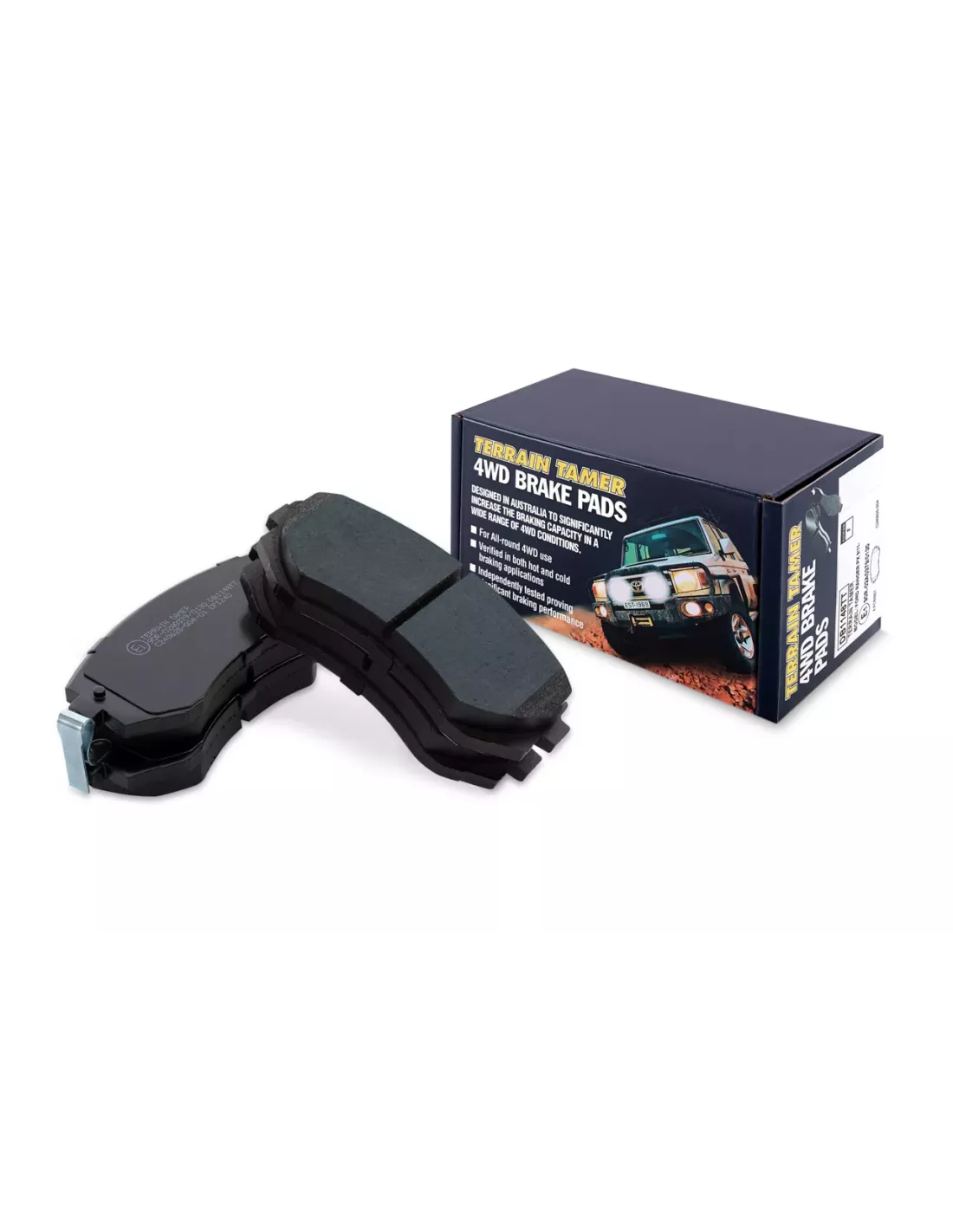 Jeu de plaquettes de frein arrière sauf 4.8L EFI Terrain