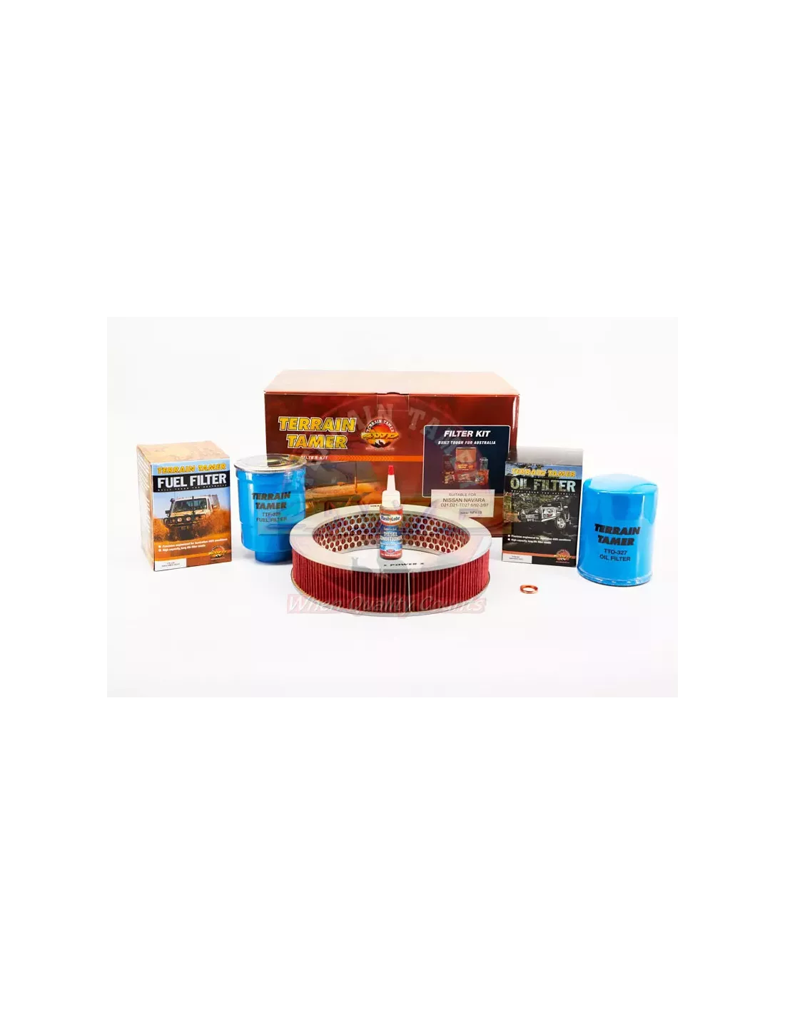 Kit de filtres TD27 Terrain Tamer Nissan Navara D21 06/1992