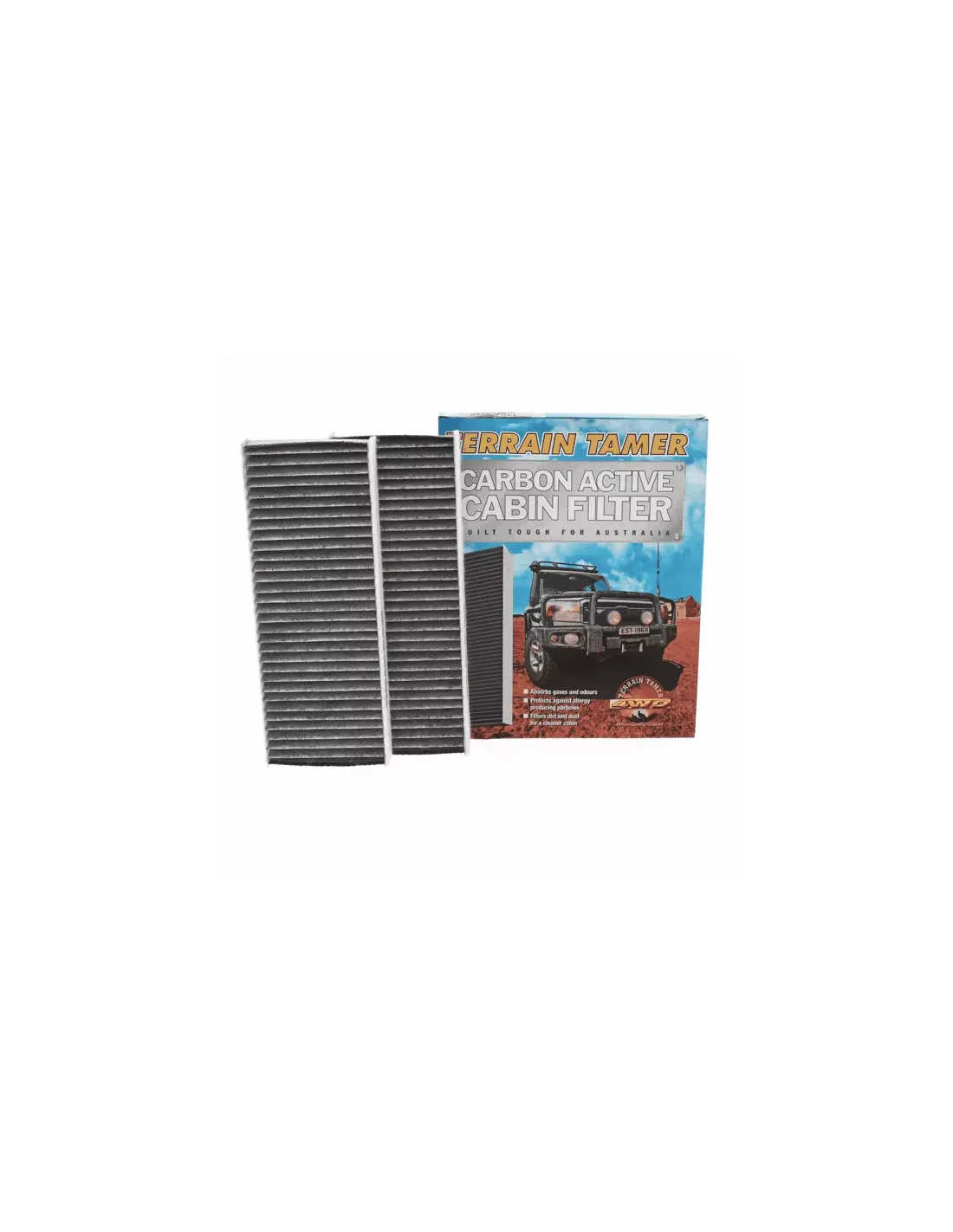 Paire de filtres d'habitacle Carbon Active D40M Terrain