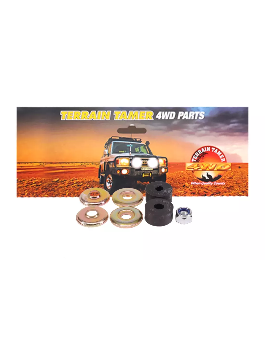 Kit bague amortisseur supérieur Terrain Tamer Toyota Land
