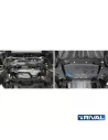 PLAQUE PROTECTION ACIER RIVAL MOTEUR NISSAN NAVARA D40 / NP3