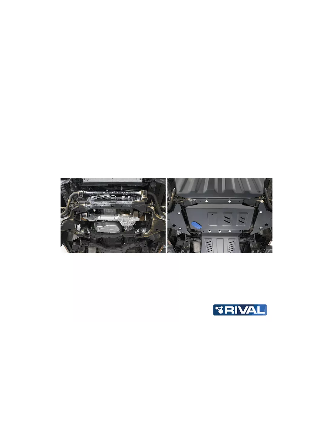 PLAQUE PROTECTION ACIER RIVAL MOTEUR NISSAN NAVARA D40 / NP3