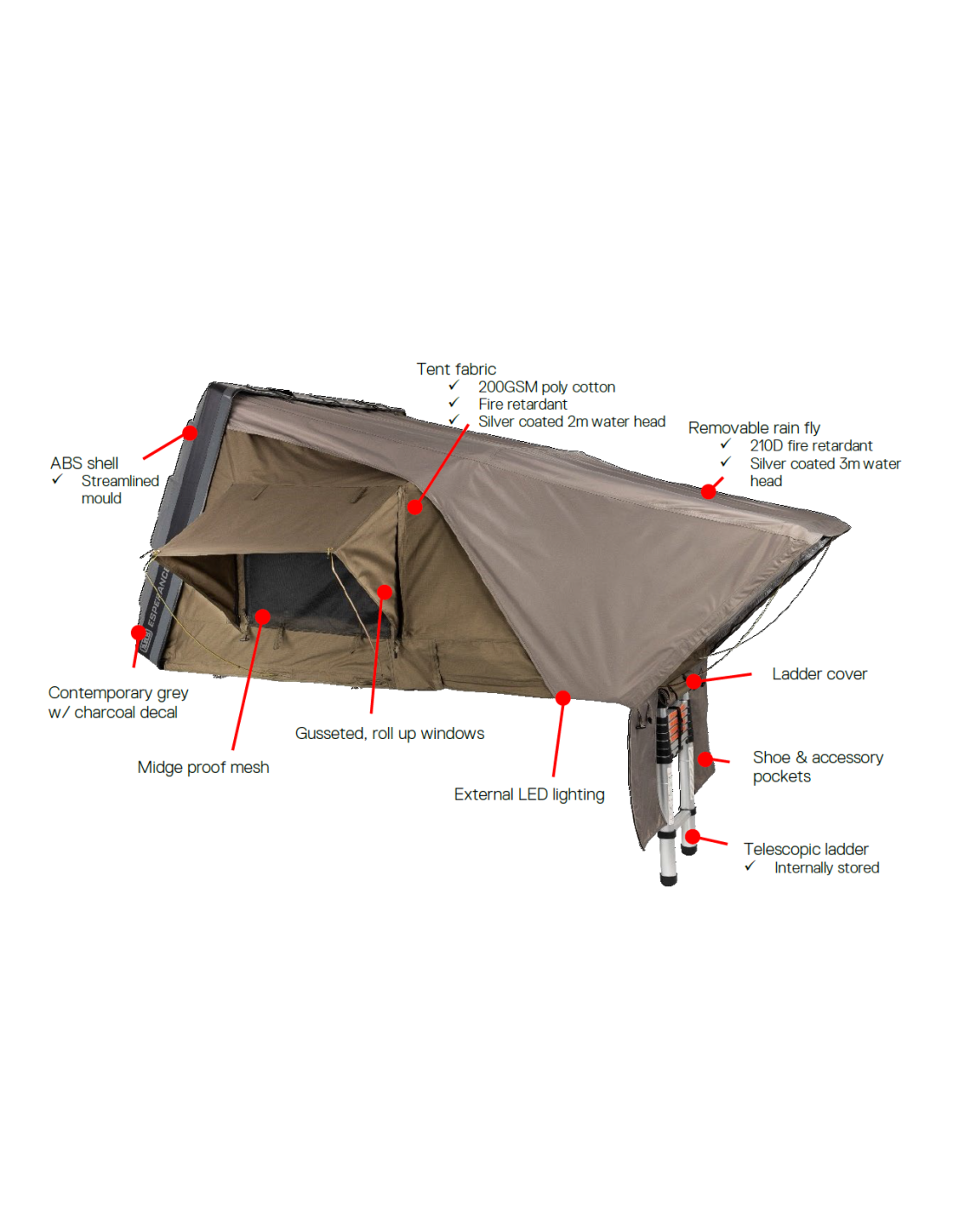 ARB Roof Tent Hard Hull Esperance