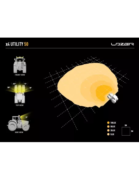 PHARE LED LAZER UTILITY-50 NOIR BEACON