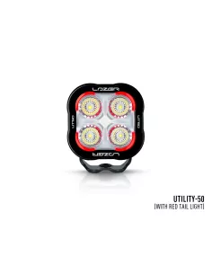 PHARE LED LAZER UTILITY-50 NOIR - FEU ARRIERE ROUGE