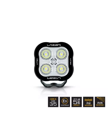 PHARE LED LAZER UTILITY-50 (CISPR 25 CLASSE 5) NOIR