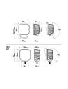 PHARE LED LAZER UTILITY-50 (CISPR 25 CLASSE 5) NOIR
