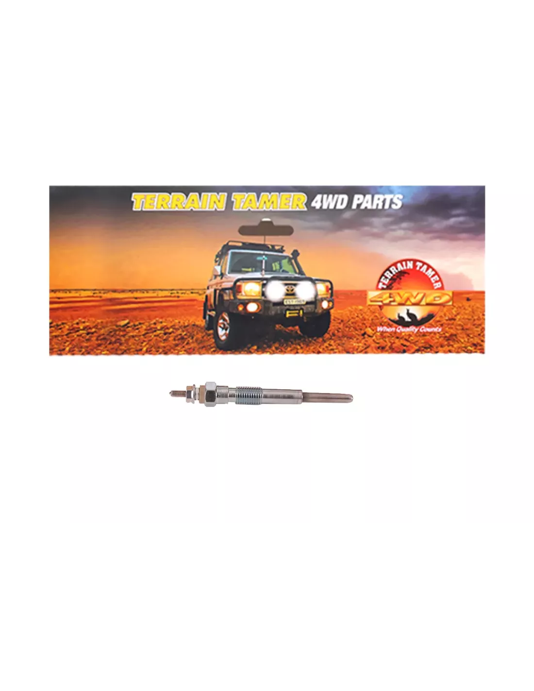 Bougie de préchauffage 12V-7V moteur 1C 2C DL Terrain Tamer