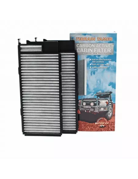 Filtre d'habitacle Carbon Active par kit de 2 Terrain Tamer