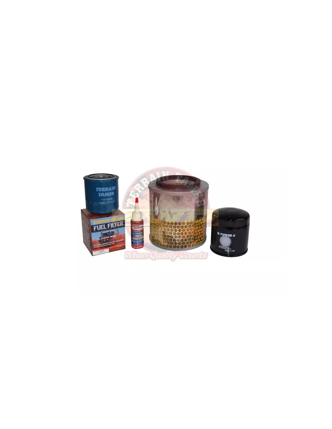 Kit filtres pour 4JA1 4JB1T 2.5 2.8L Diesel Terrain Tamer