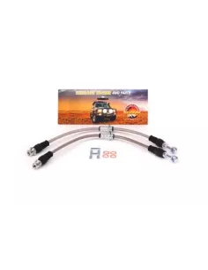 Kit Durites de Frein Tressées Avant compatible Big Brake