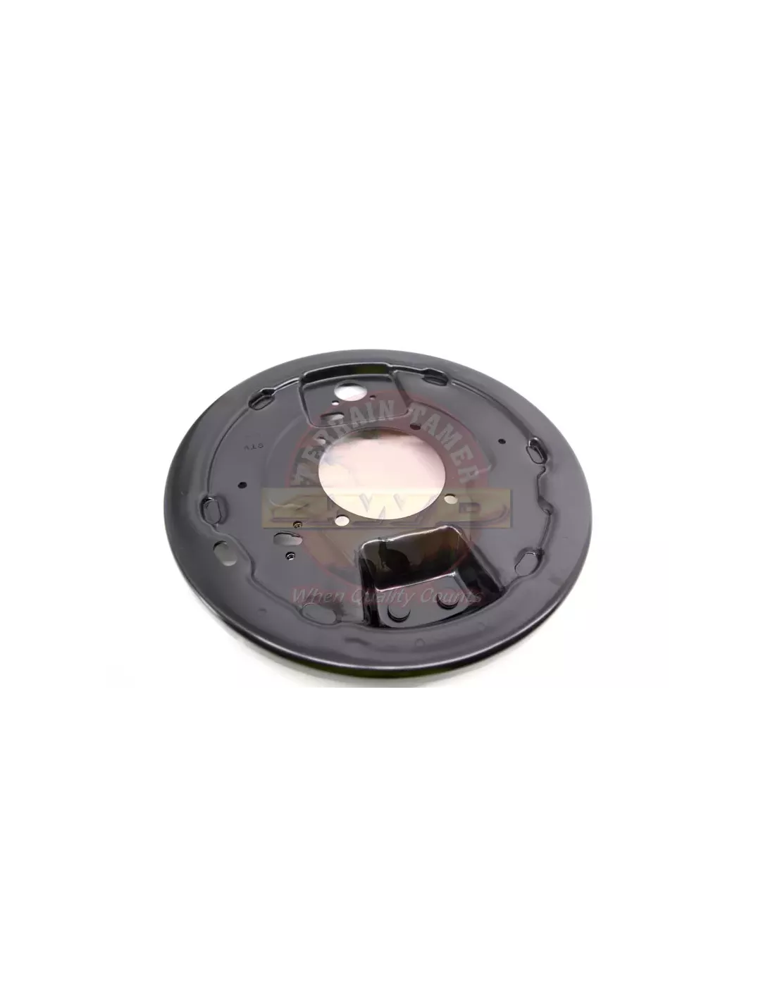 Platine arrière droite compatible frein à disque tambour