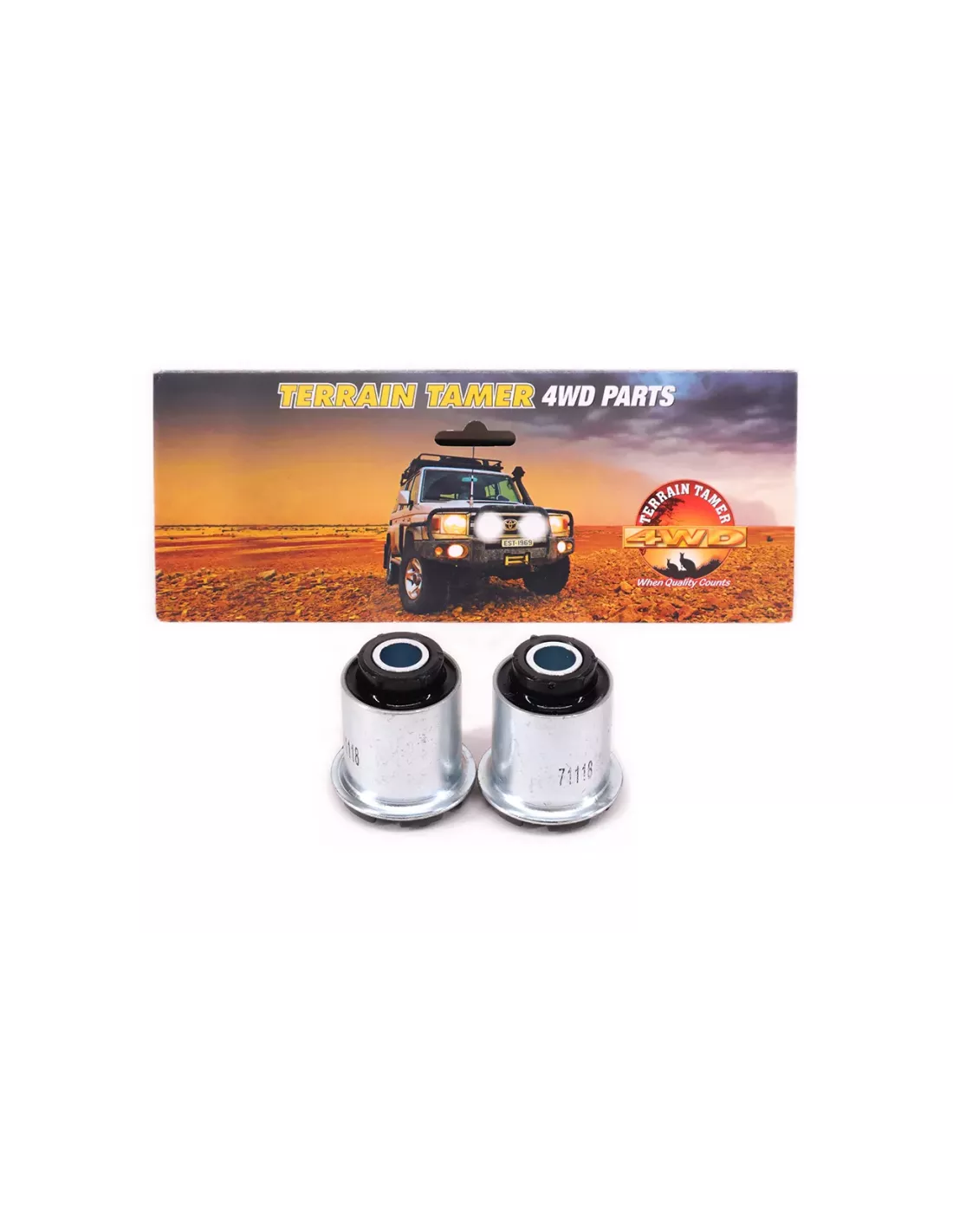 Kit silentblocs compatible TTUCAS1 comprenant 2 silentblocs