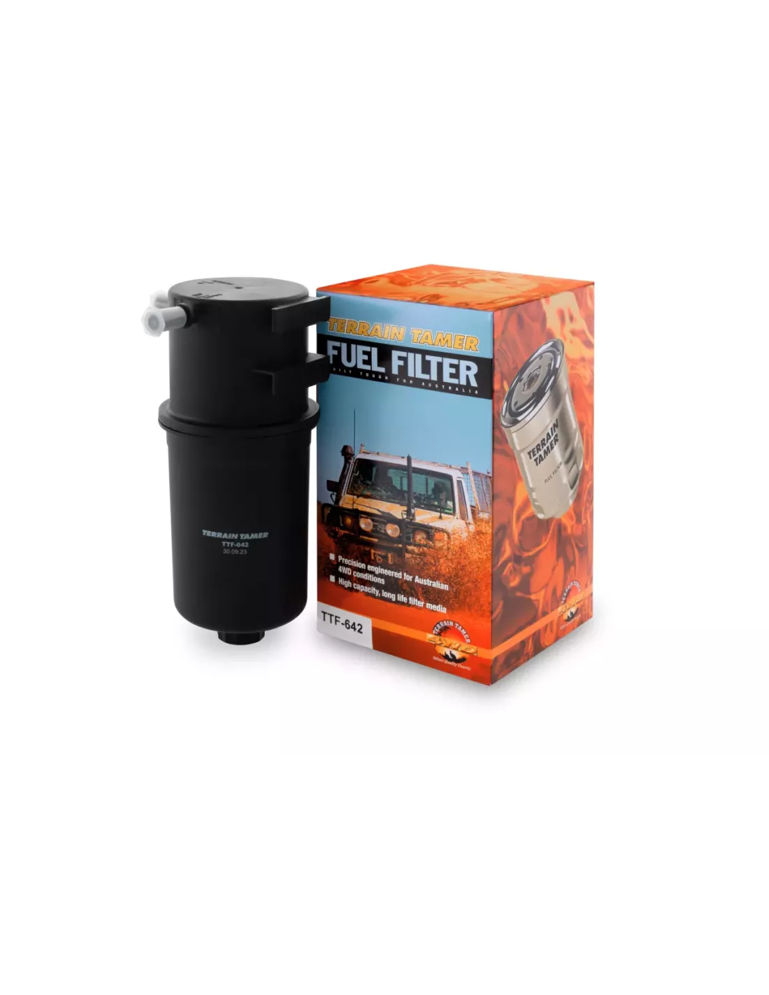 Filtre à carburant 2.0L 4 cylindres entrée/sortie 90 degrés