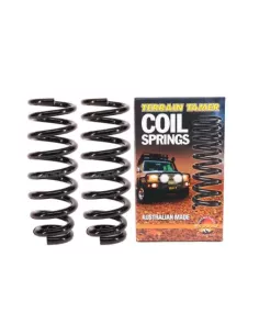 Ressorts hélicoïdaux avant relevés 25 mm 100 kg 4 cyl. fil